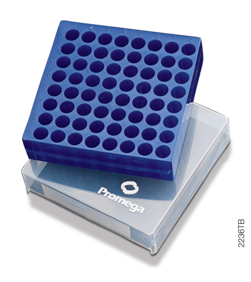 Promega Flipper® Rack. Blue (Cat.# Y9341).