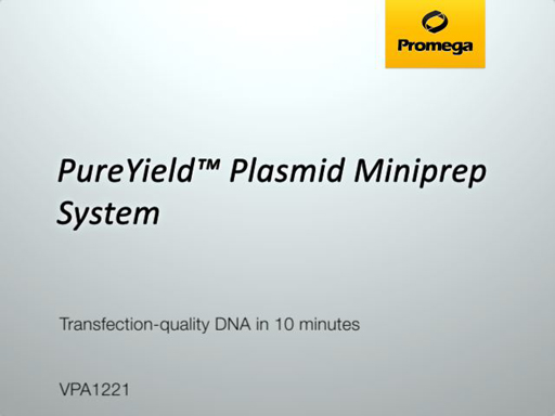 PureYield™ Plasmid Miniprep System